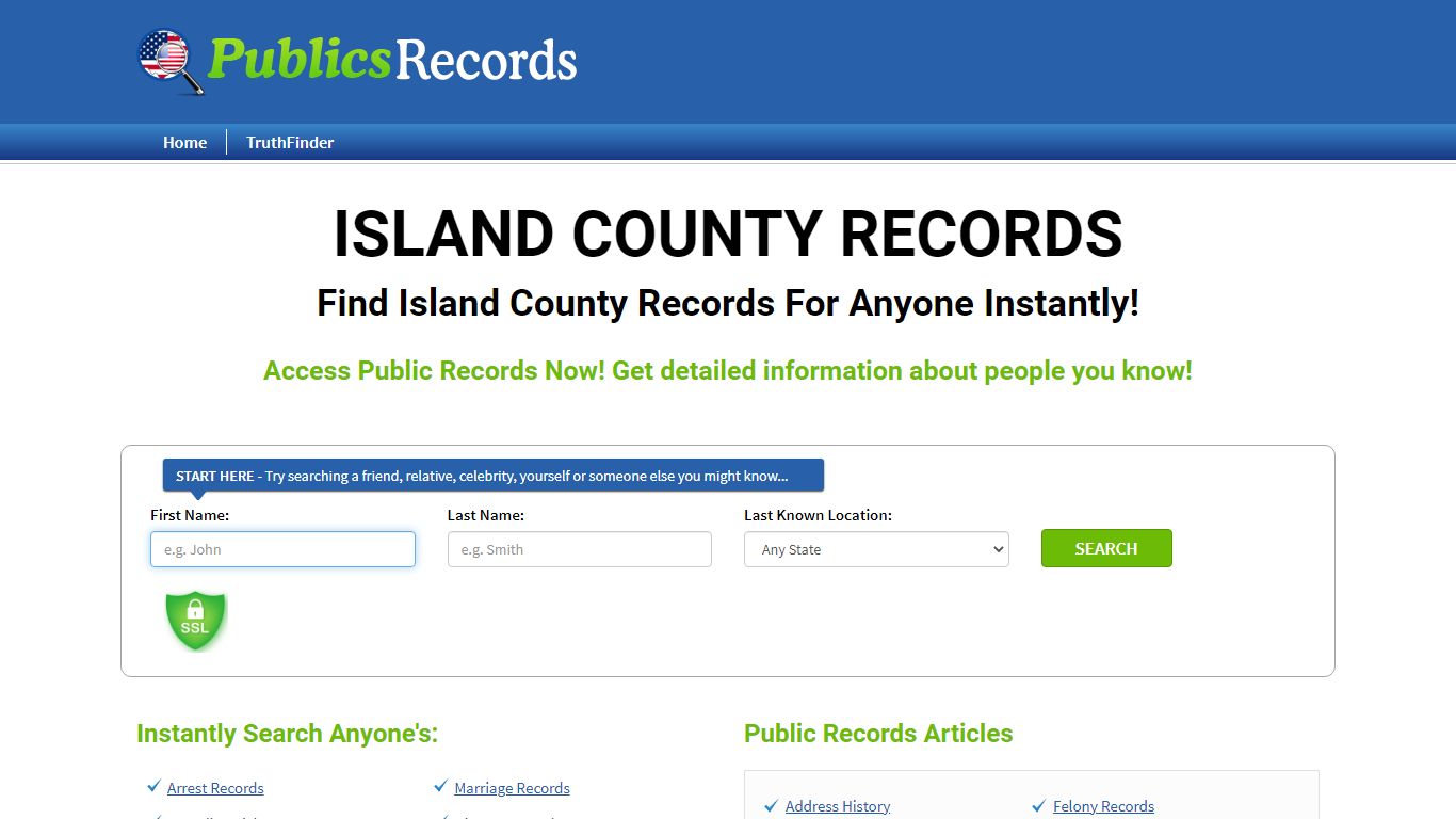 Find Island County Records For Anyone